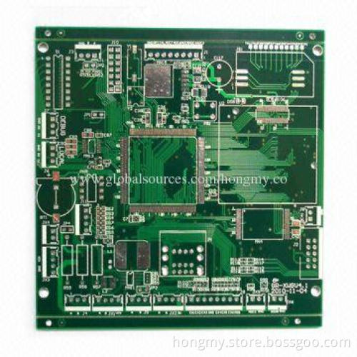 4-layered PCB Board with 0.075mm Hole Position Tolerance, 0.2 to 3.2mm Finish Board Thickness